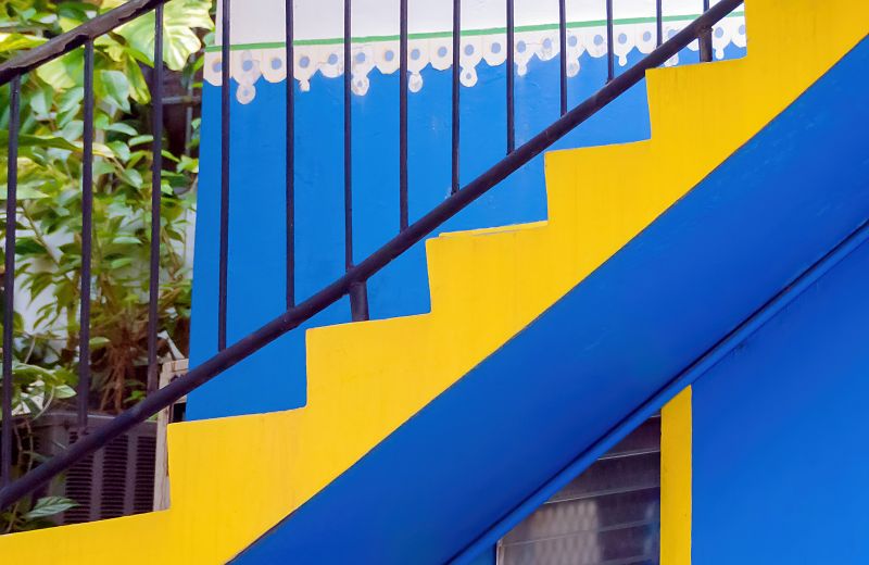 Exterior Staircase Painting in Boulder, CO