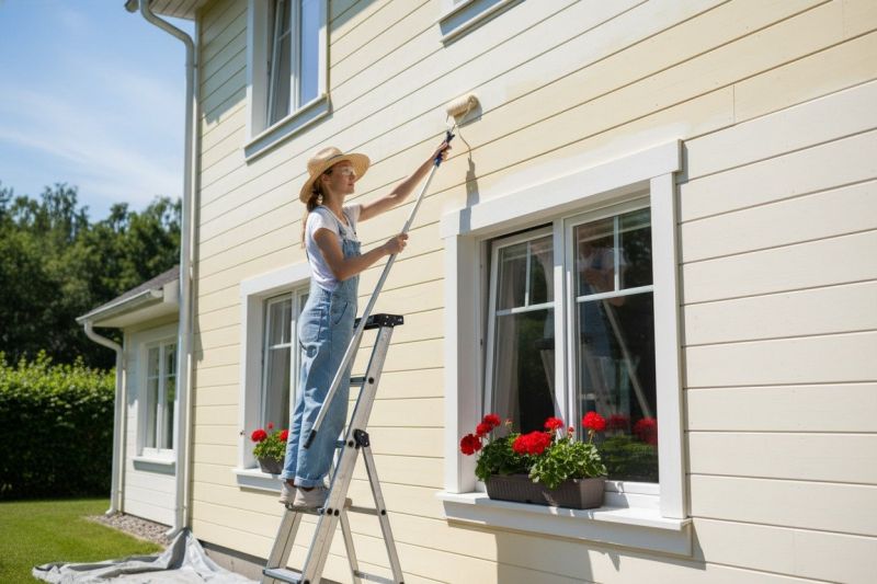 Fascia Painting in Arvada, CO