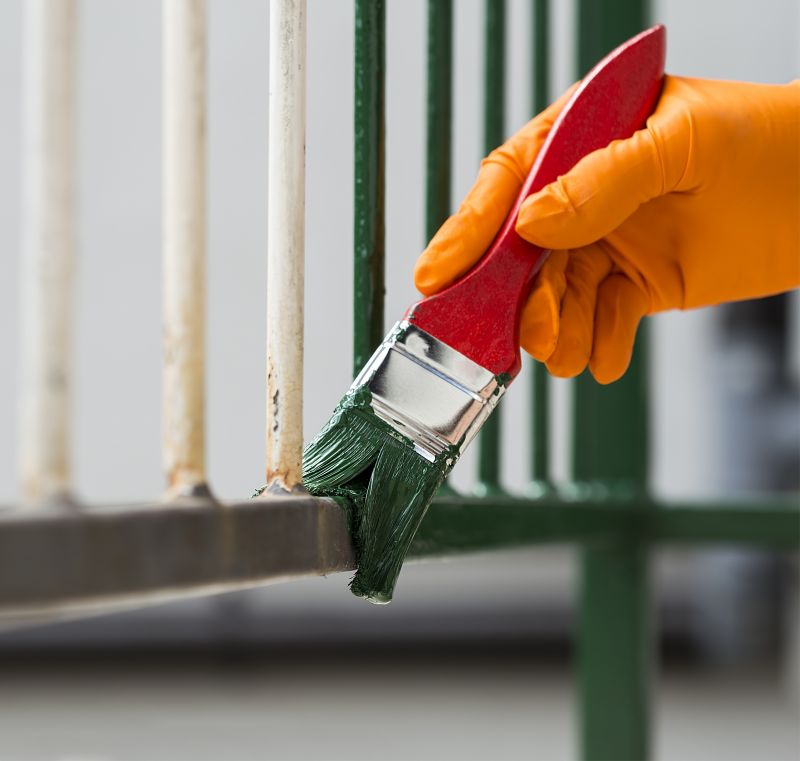 Iron Railing Painting in Waco, TX