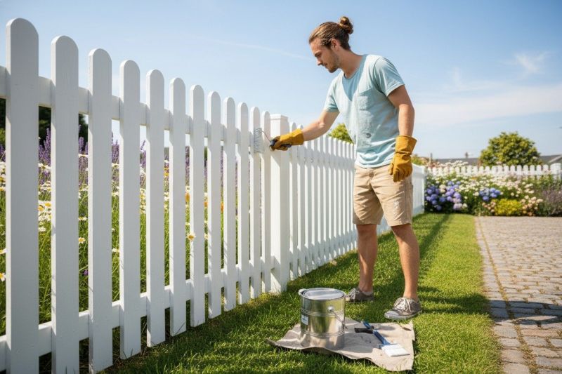 Residential Fence Painting in Waco, TX